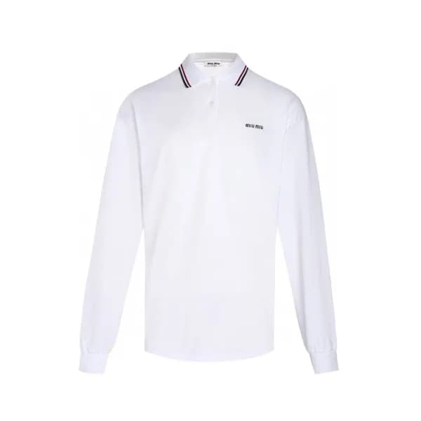 미우미우 남성 폴로 긴팔티 - Miumiu Mens Polo Tshirt - mic7822… - 1