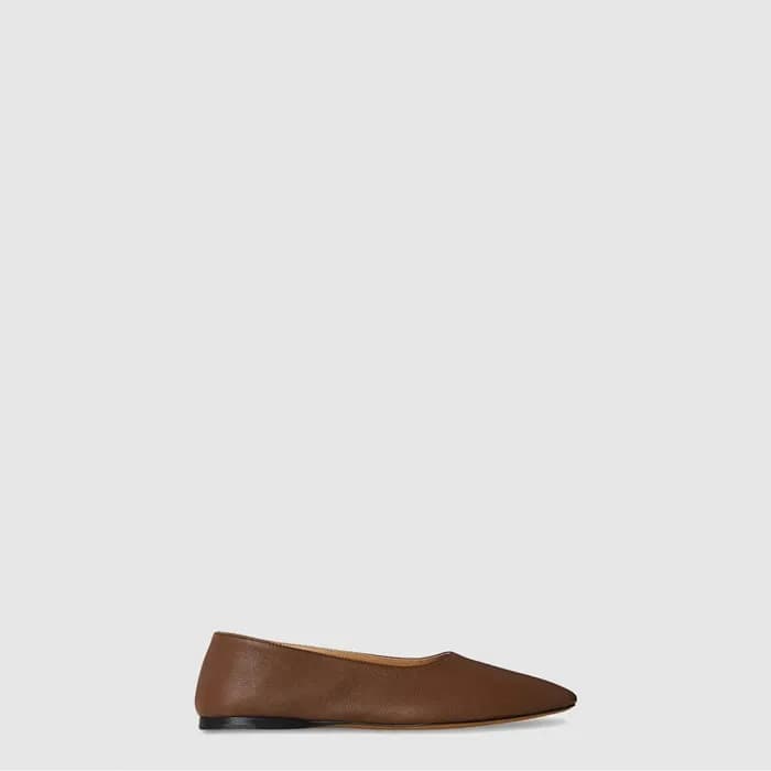 더 로우 여성 Awar 가죽 플랫 슈즈 - Tthe Row Awar Leather Flat… - 1