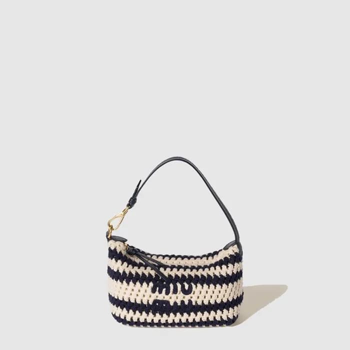 미우미우 여성 크로셰 파우치 - Miumiu Womens Crochet Pouch - mi… - 1