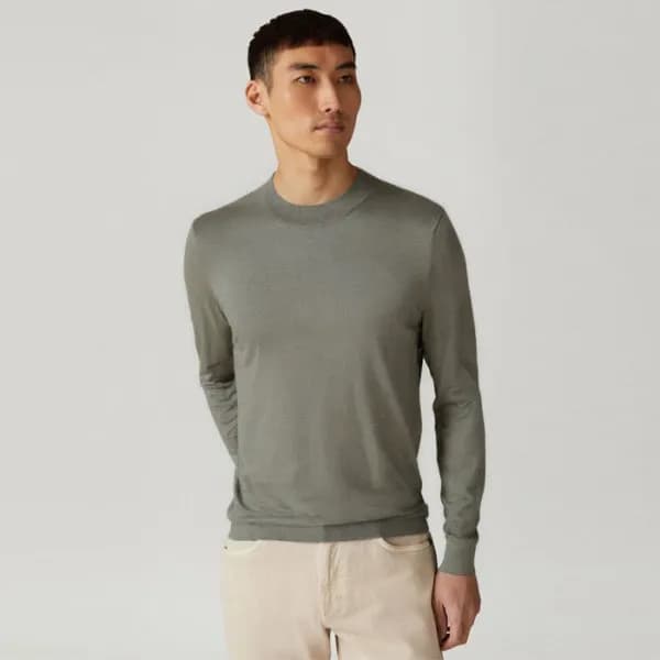로로피아나 남성 라운드 스웨터 - Loro Piana Mens Round Sweater -… - 1