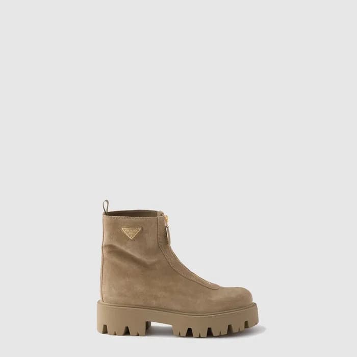 프라다 여성 부티 지퍼 클로저 - Prada Womens Booties with Zippe… - 1
