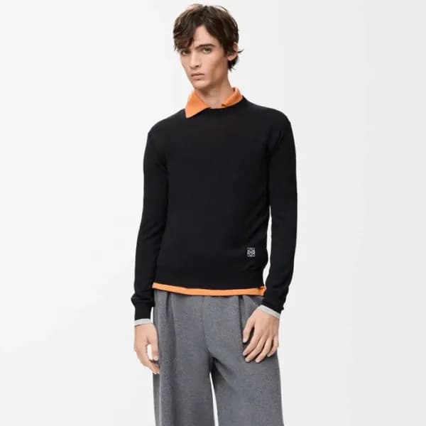 로에베 남성 라운드 스웨터 - Loewe Mens Round Sweater - loc126… - 1