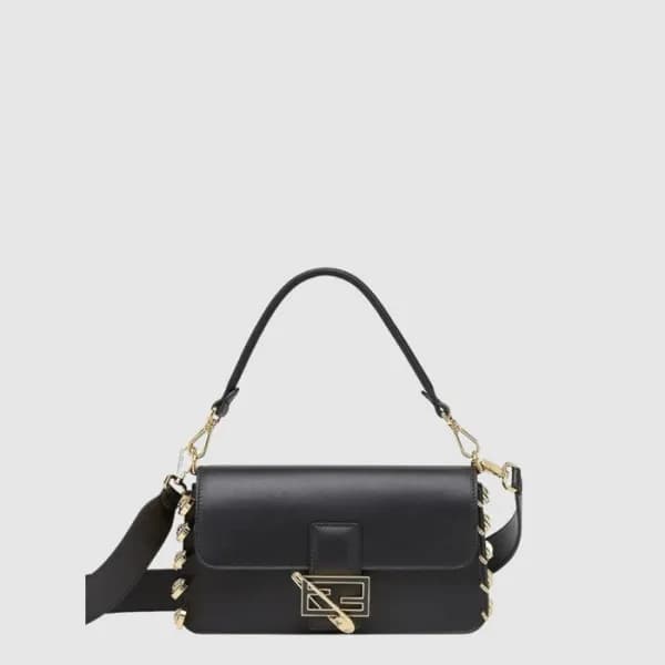 펜디 여성 바게트 브로치 숄더백 - Fendi Womens Baguette Brooch S… - 1
