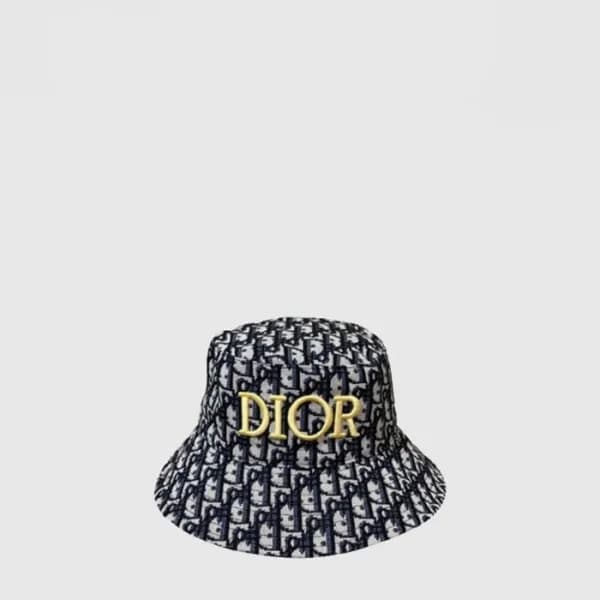 디올 남/녀 오블리크 벙거지 - Dior Unisex Oblique Bucket Hat -… - 1