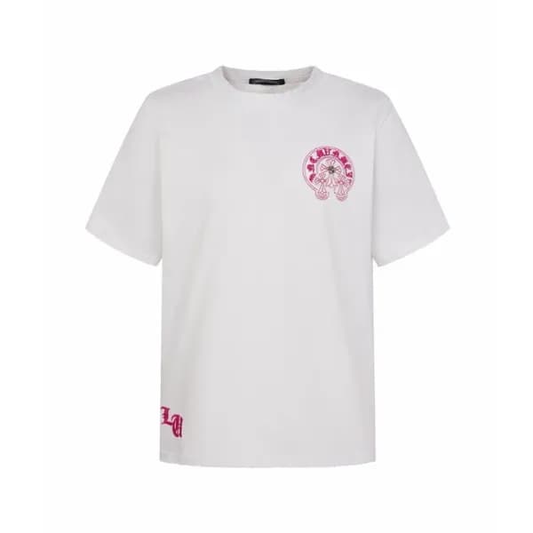 크롬하츠 남성 라운드 반팔티 - Chrom Hearts Mens Round Tshirt -… - 1
