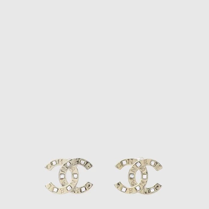 샤넬 여성 CC 크리스탈 스트라스 이어링 - Chanel Womens CC Crystal … - 1