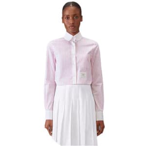 톰브라운 여성 클래식 셔츠 - Thom Browne Womens Dress Shirts -…