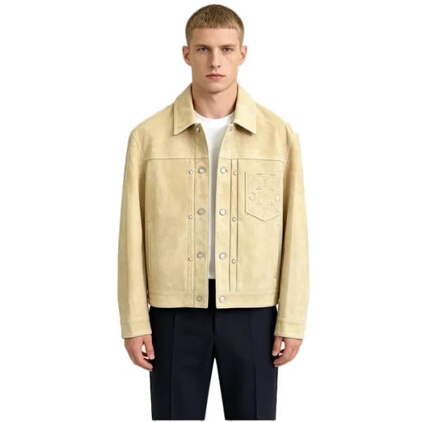 루이비통 남성 가죽 자켓 - Louis vuitton Mens Leather Jacket - lvc16900x - 1