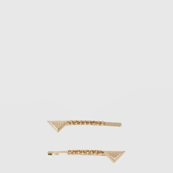 프라다 여성 브라스 헤어 클립 - Prada Womens Brass Hair Clip - acc10276x - 1