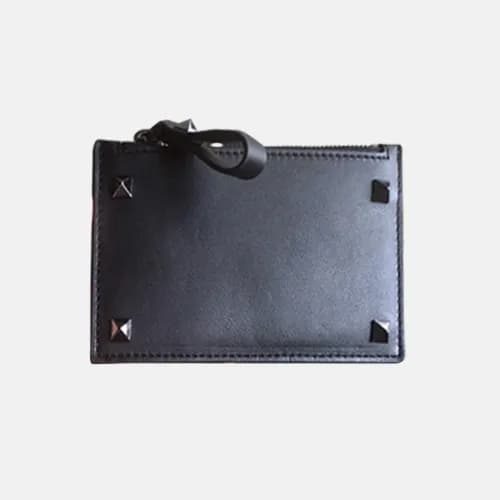 Valentino 2018 Rockstud Leather Card Case - 발렌티노 락… - 1