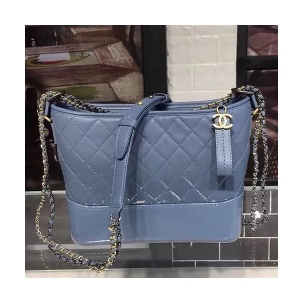 Chanel 2018 Gabrielle Hobo Leather Shoulder Bag,28… - 1
