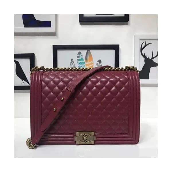 Chanel Leboy Leather Chain Shoulder Bag ,30CM - 샤… - 1