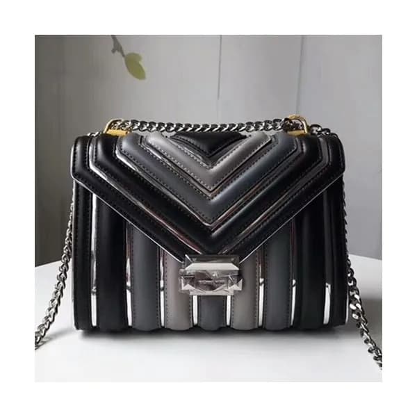 Michael Kors Leather Chain Shoulder Bag, 24CM - 마이… - 1