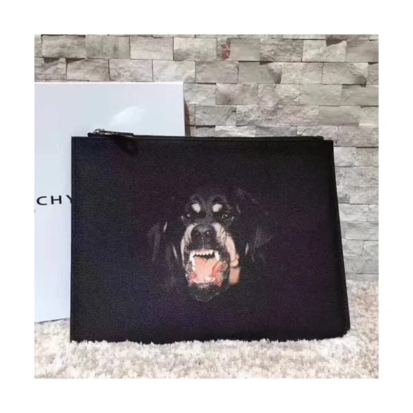 Givenchy 2018 Leather Clutch Bag,30cm - 지방시 2018 레… - 1