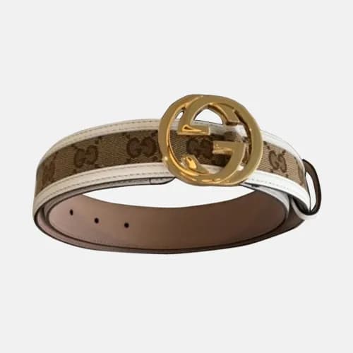 Gucci 2019 Ladies GG Logo Leather Belt - 구찌 신상 여성 … - 1