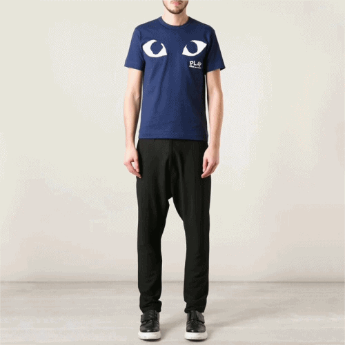 Cdgplay 2019 Mm/Wm Print Heart Cotton Short Sleeve… - 1