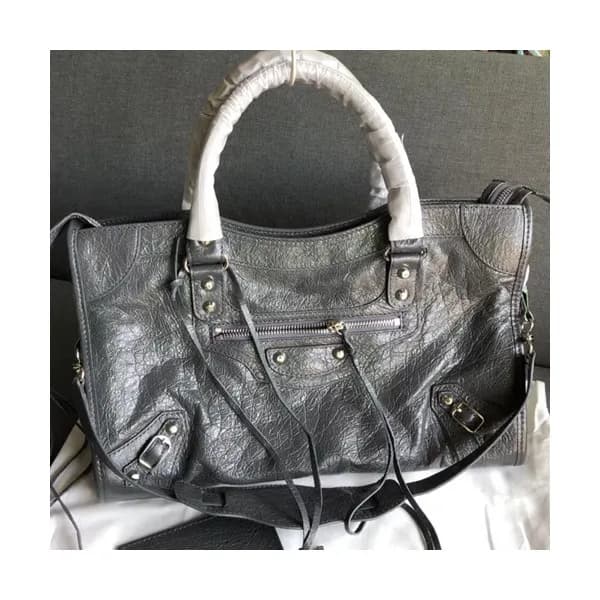 Balenciaga 2019 Classic City Leather Tote Shoulder… - 1