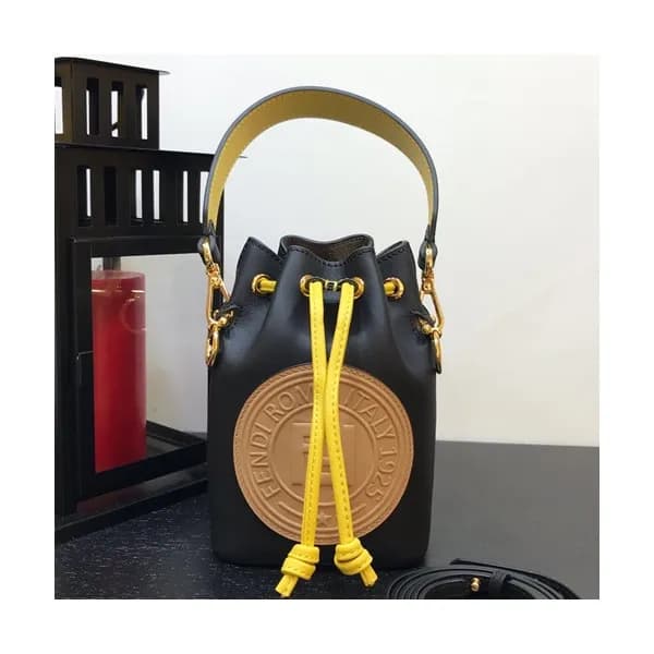 Fendi 2019 Mon Tresor Bucket Tote Shoulder Bag ,18… - 1