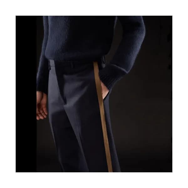 Moncler 2019 Mens Strap Wool Suit Pants - 몽클레어 남성 … - 1