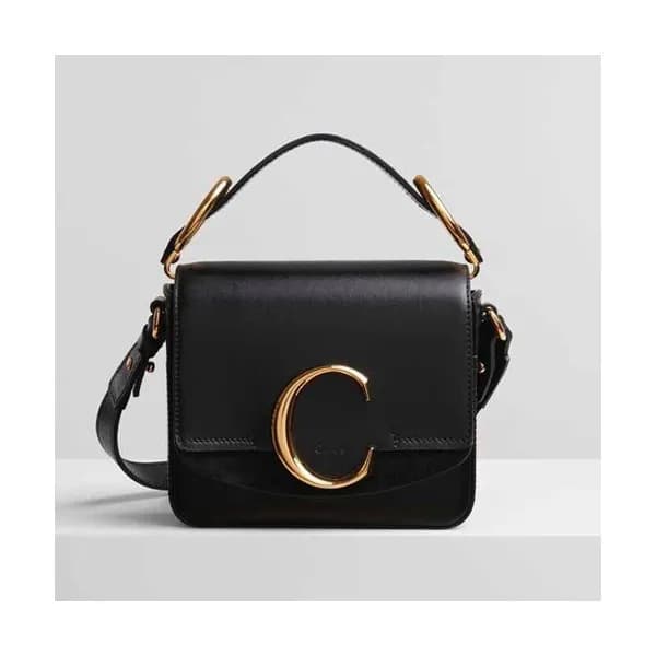 Chole 2019 C Leather Tote Shoulder Bag, 16.5cm - … - 1