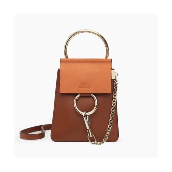 Chole 2019 Faye Leather Mini Shoulder Bag / Phone … - 1