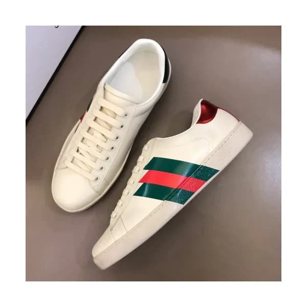 Gucci 2019 Mens Printing Leather Sneakers - 구찌 남성 … - 1