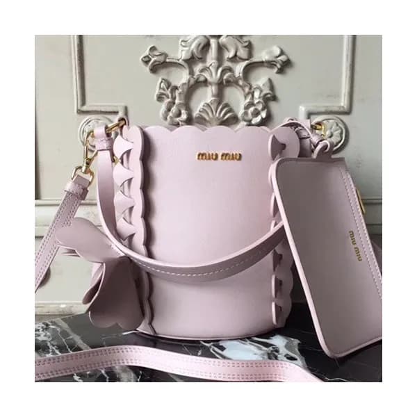 MiuMiu 2019 Bucket Shoulder Cross Bag,18cm - 미우미우 … - 1
