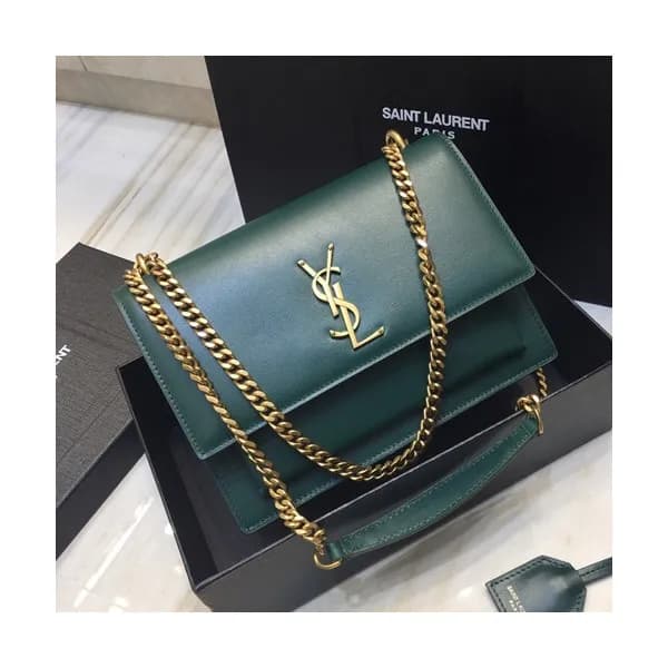 Saint Laurent 2019 Women Monogram Shoulder Bag,22C… - 1
