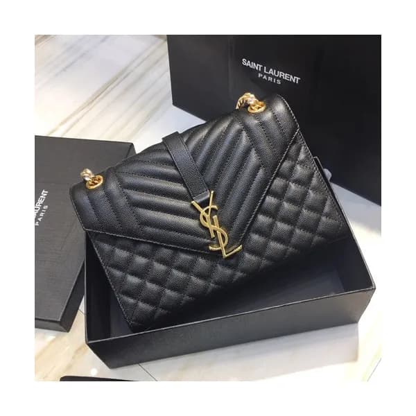 Saint Laurent 2019 Women Envelop Satchel Shoulder … - 1