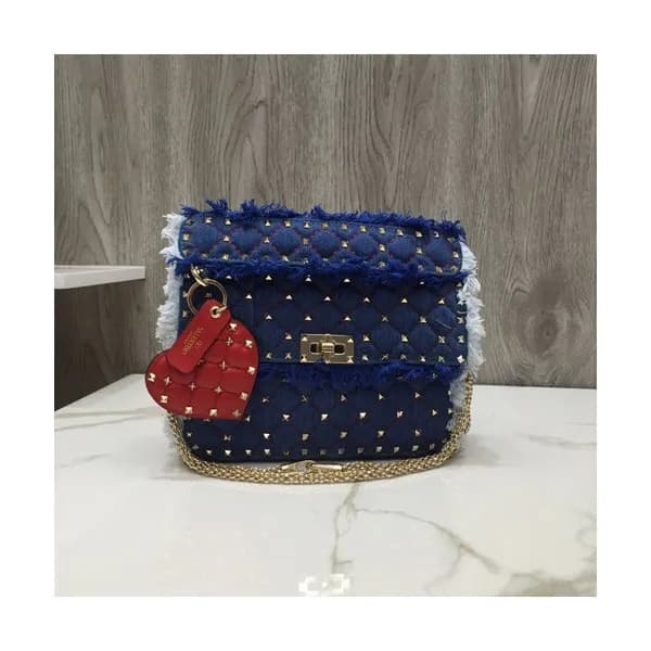 Valentino 2019 Denim Tote Shoulder Bag,24CM - 발렌티노… - 1