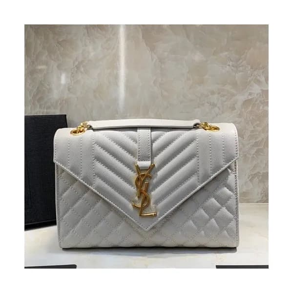 Saint Laurent 2019 Women Envelop Satchel Shoulder … - 1