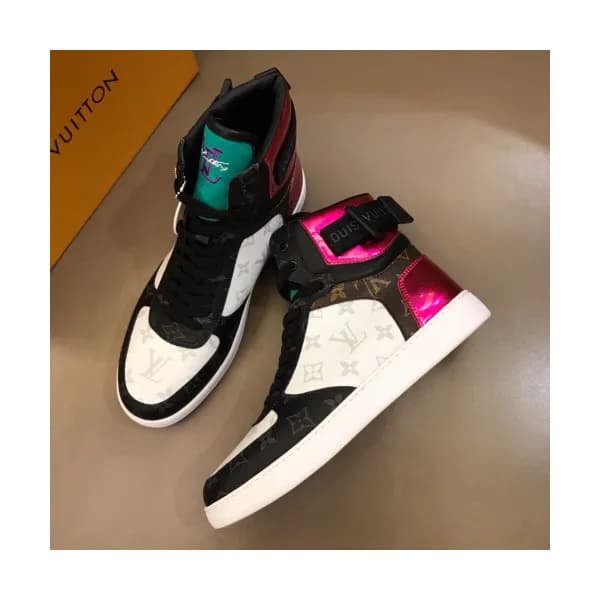Louis vuitton 2019 Mens Monogram High-top Leather … - 1