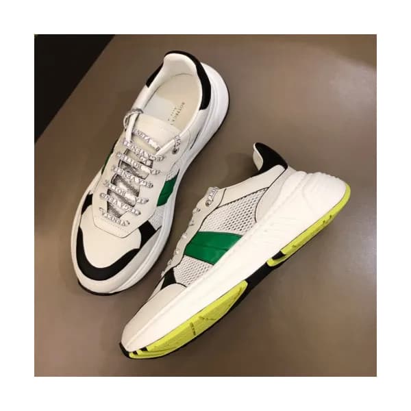 Bottega Veneta 2019 Mens Business Logo Leather Run… - 1