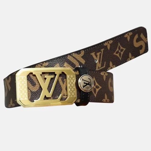 Louis vuitton 2019 Mens Canvas & Leather Belt - 루이… - 1