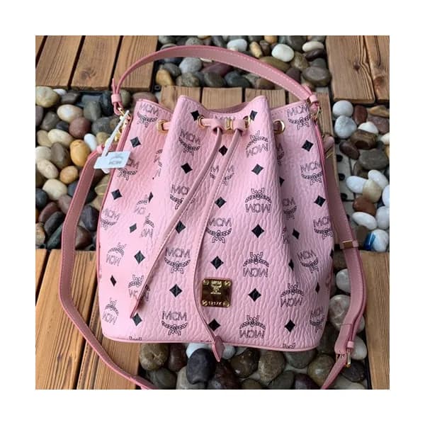 MCM 2019 Visetos Bucket Tote Shoulder Bag,26cm - 엠… - 1