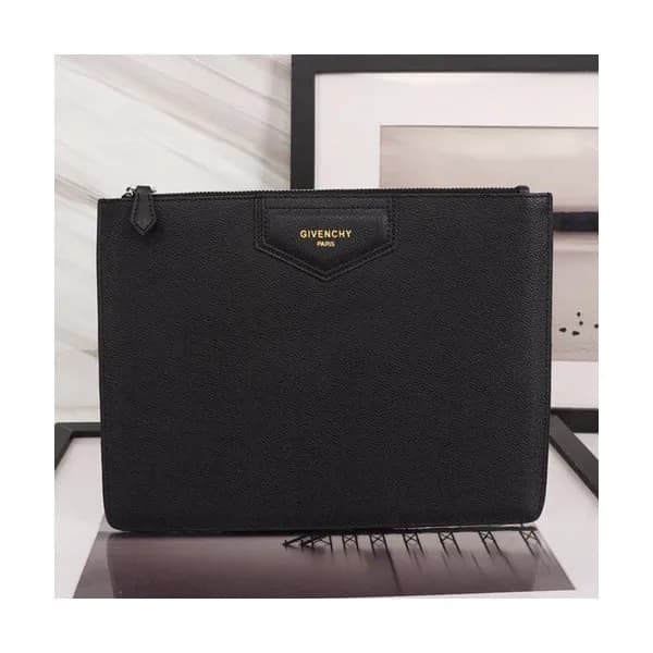 Givenchy 2019 Leather Clutch Bag,30cm - 지방시 2019 레… - 1
