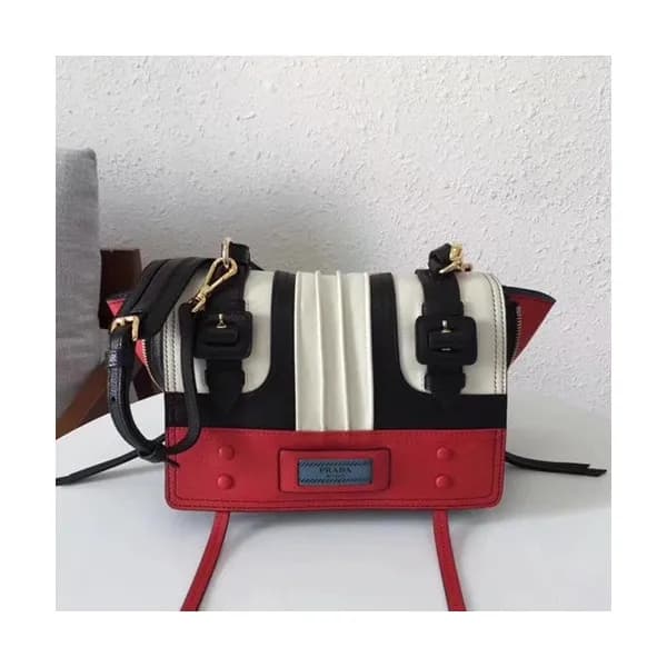 Prada 2019 Etiquette Shoulder Bag,24cm - 프라다 2019 … - 1