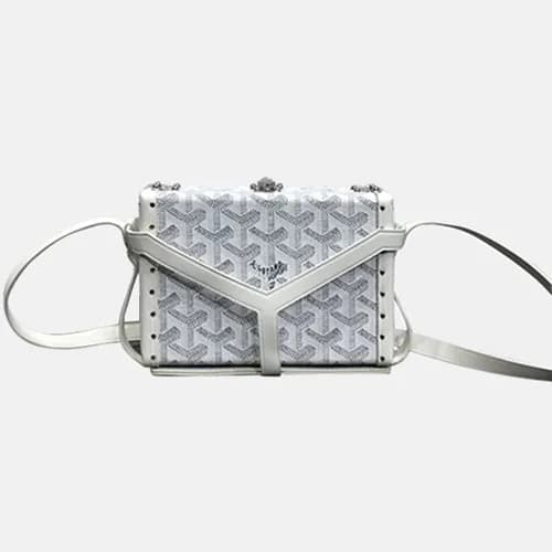 Goyard 2019 PVC & Leather Shoulder Cross Bag,16.5c… - 1