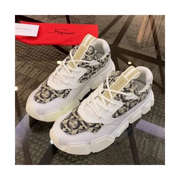 Ferragamo 2019 Mens Leather Running Shoes - 페라가모 2… - 1
