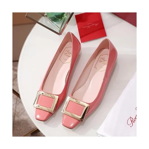 Roger Vivier 2019 Ladies Leather Flat Shoes - 로저비비… - 1