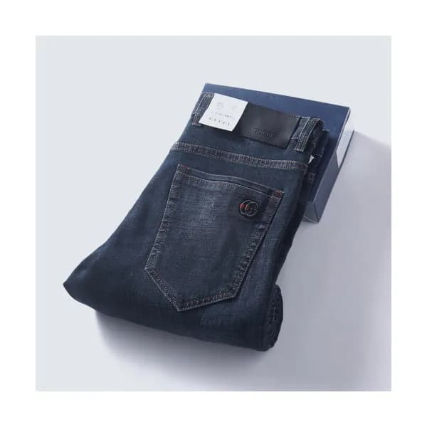 Gucci 2019 Mens Business G Logo Denim Pants - 구찌 2… - 1