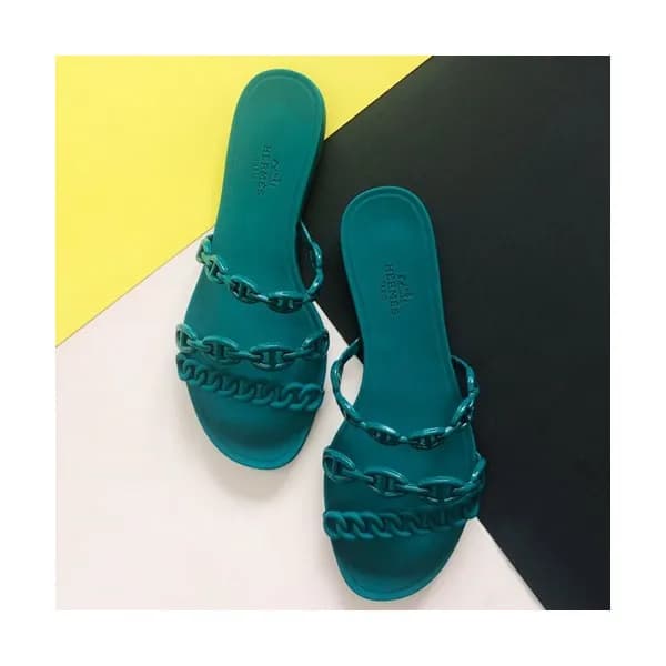 Hermes 2019 Ladies PVC Slipper - 에르메스 2019 여성용 PVC… - 1
