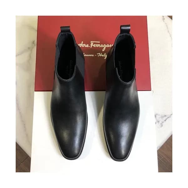 Ferragamo 2019 Mens Leather Boots - 페라가모 2019 남성용 … - 1