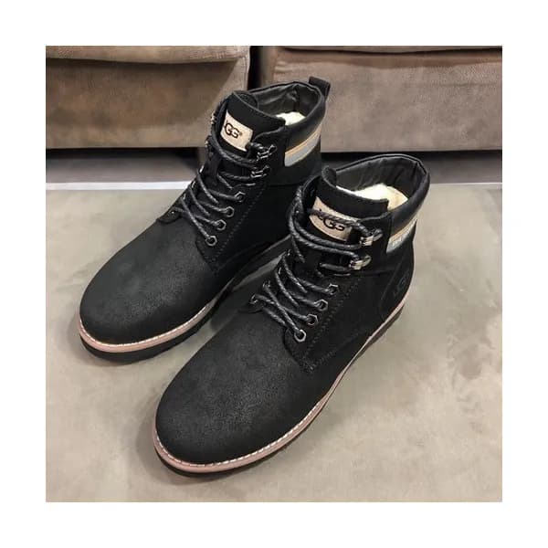 UGG 2019 Mens Leather & Wool Ankle Boots - UGG 201… - 1