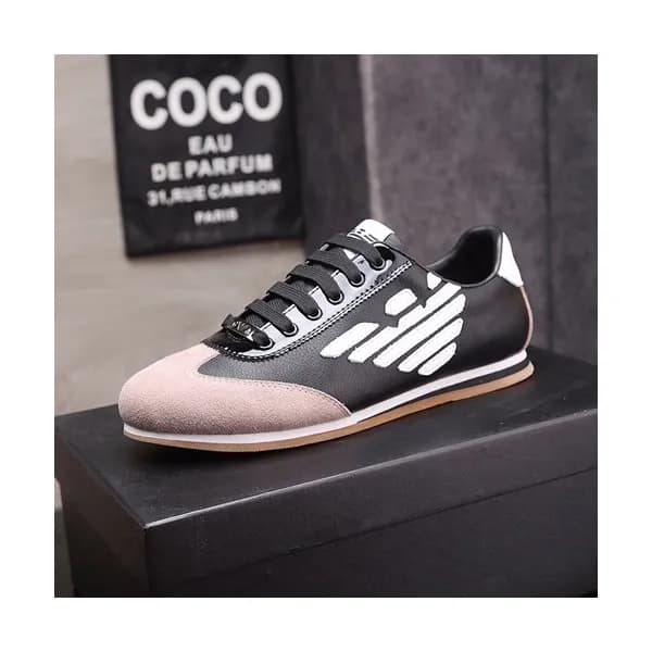 Armani 2019 Mens Leather Sneakers - 알마니 2019 남성용 … - 1