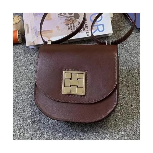Hermes 2019 Mosaic Box Leather Mini Shoulder Bag -… - 1