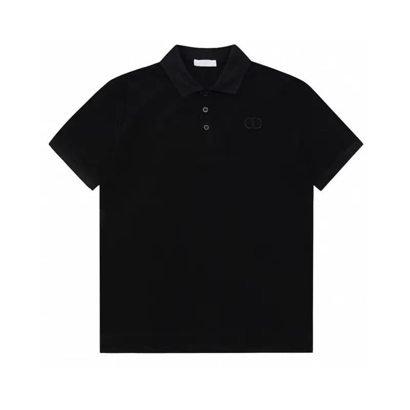 [디올]Dior 2023 Mens Logo Cotton Short Sleeved Polo … - 1