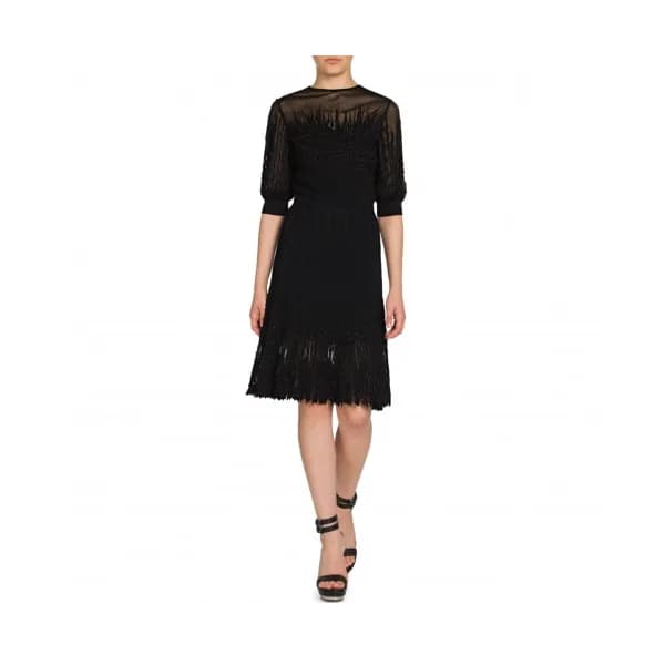 [알렉산더 맥퀸]Alexander McQueen 2020 Womens Mesh Long O… - 1