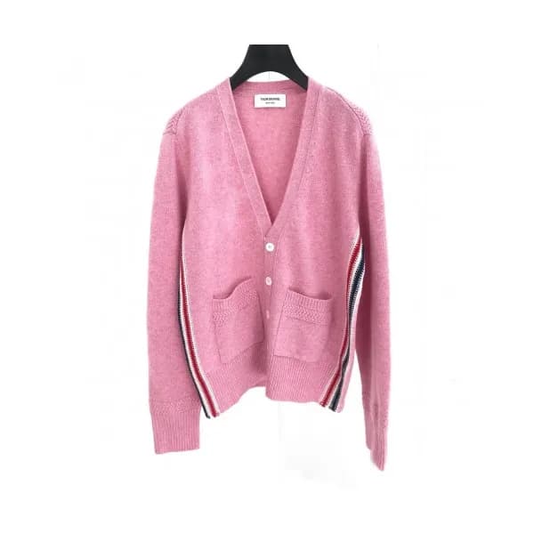 [톰브라운]Thom Browne 2020 Mm/Wm Strap V-neck Wool Car… - 1