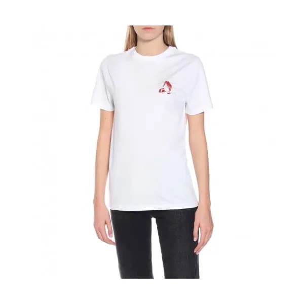 [로에베]Loewe 2020 Mm/Wm Logo Silket Short Sleeved Ts… - 1